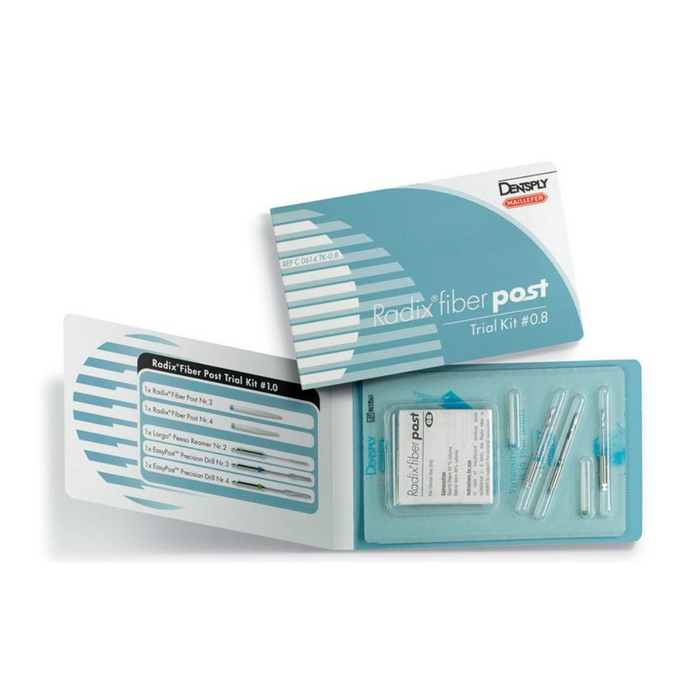 MAILLEFER RADIX FIBER POST TRIAL KIT 0.8