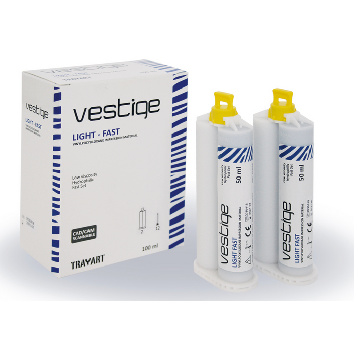 TRAYART VESTIGE SILICONE 2x50ml + 12 PUNTALI MISCELAZIONE
