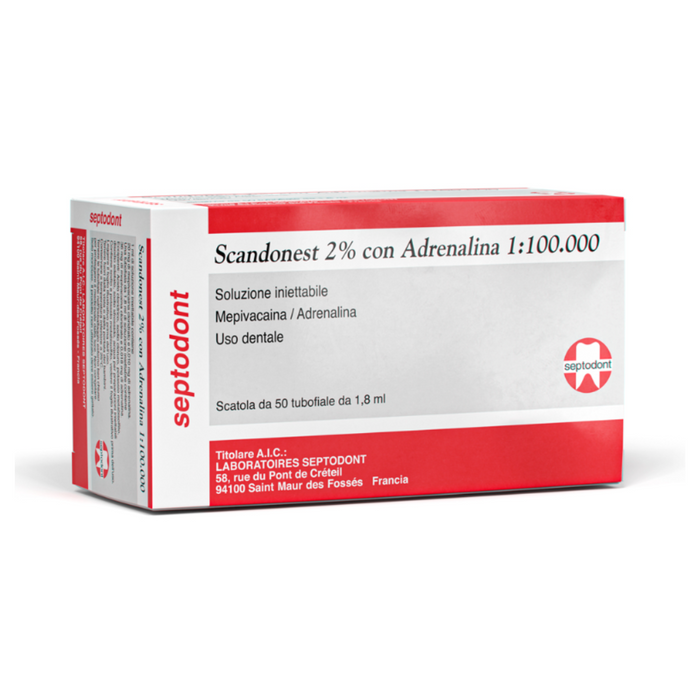 SEPTODONT SEPTANEST ARTICAINA AL 4% CON ADRENALINA