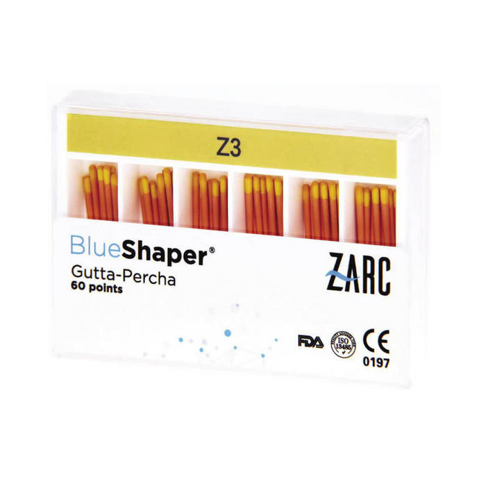 ZARC CONI DI GUTTAPERCHA BLUESHAPER 60pz.