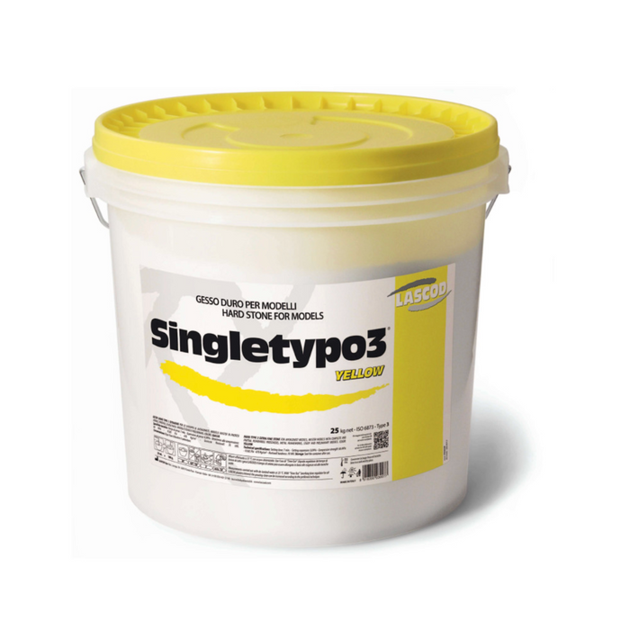 LASCOD GESSO SINGLE TYPO 3 EXTRAFINE 25kg.