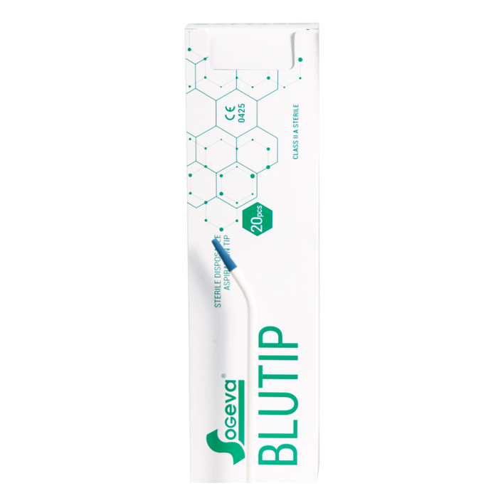 CANNULE STERILI MONOUSO BLUETIP PER ASPIRAZIONE CHIRURGICA 20pz.