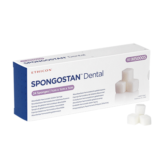 SPONGOSTAN DENTAL SPUGNA EMOSTATICA 10x10x10mm 24pz.