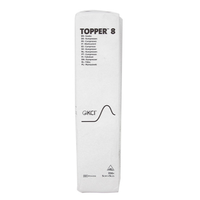 3M TOPPER 8 GARZE NON STERILI A 4 STRATI 5x5cm 200px.