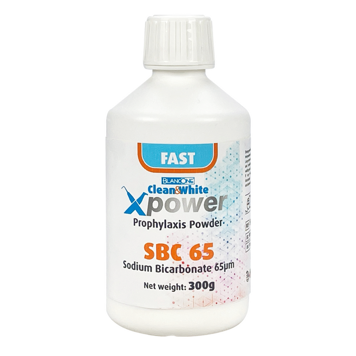 POLVERE PER PROFILASSI CLEAN E WHITE XPOWER SBC 65 BICARBONATO 65pm 300g 4pz.