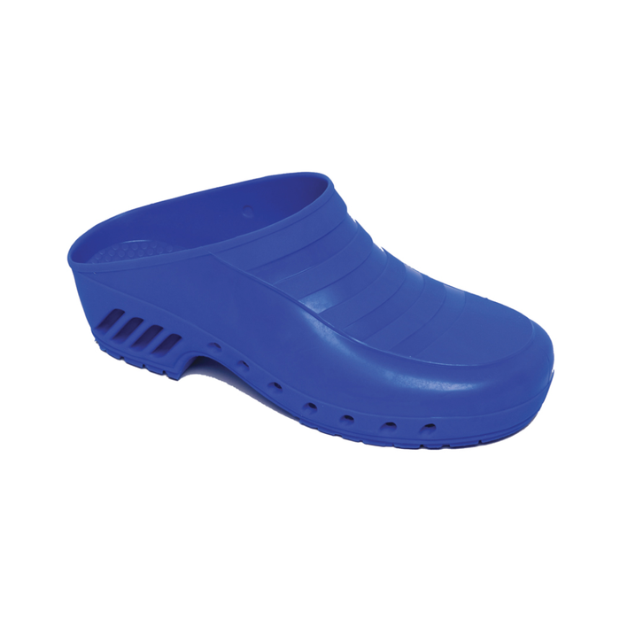 GIMA ZOCCOLI PROFESSIONALI MEDICALI AUTOCLAVABILI NON FORATI BLU ELETTRICO