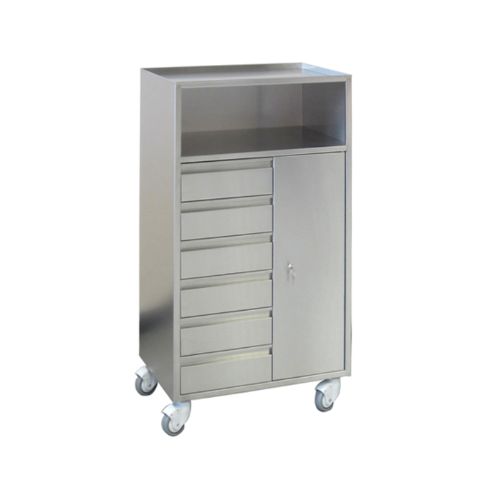 CARRELLO ANESTESIA INOX