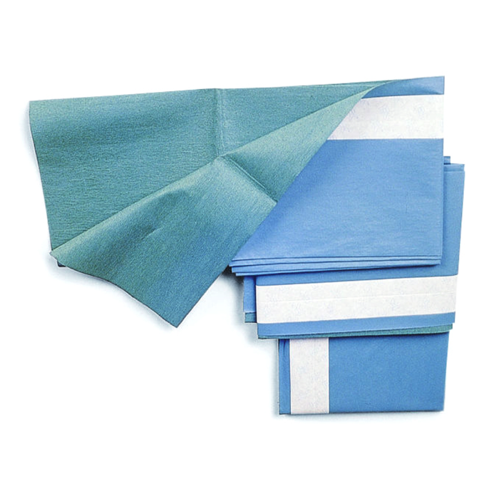 UJET TELI STERILI AZZURRI EASY LINE KUMA 50X75 CON LATO ADESIVO 50pz.