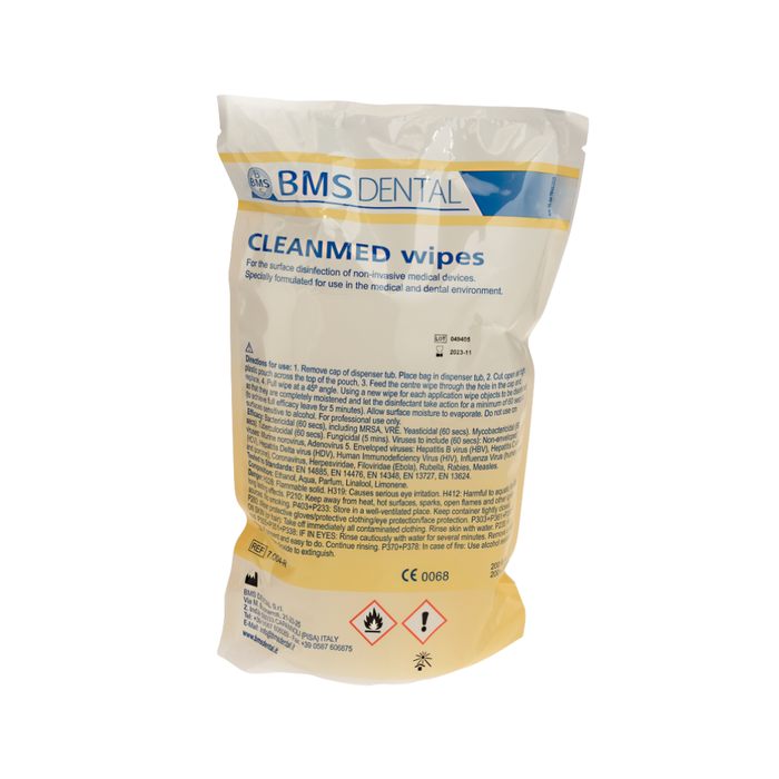 BMS CLEANMED WIPES RICARICA 200 SALVIETTE A BASE ALCOLICA