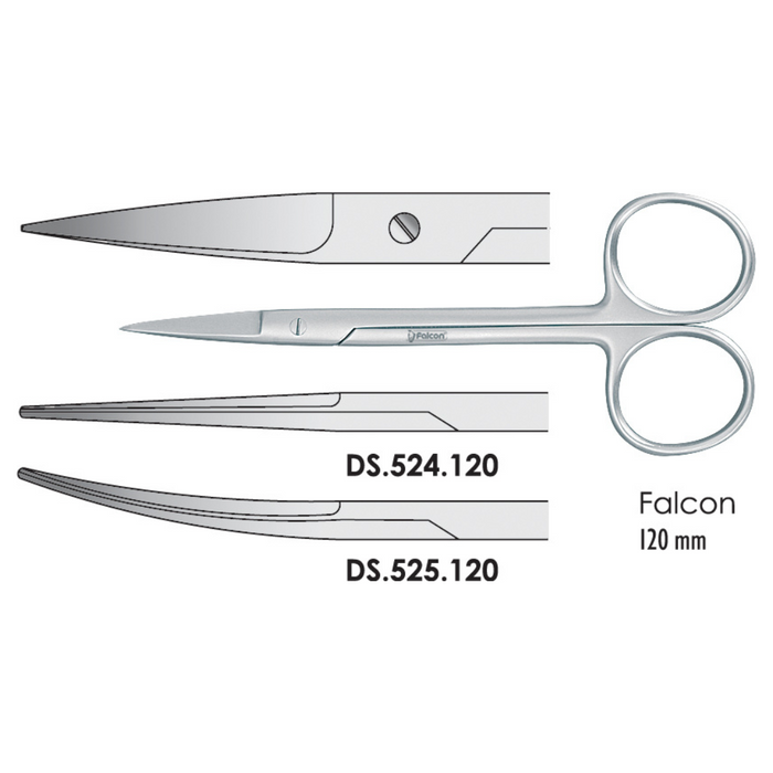 FALCON MEDICAL FORBICI PER GENGIVA CON LAMA DENTATA 120CM