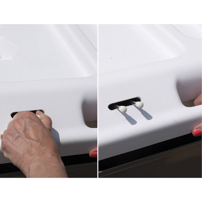 CARRELLO MULTIFUNZIONALE MEDICAZIONE ED EMERGENZA STANDARD BIANCO E BLU