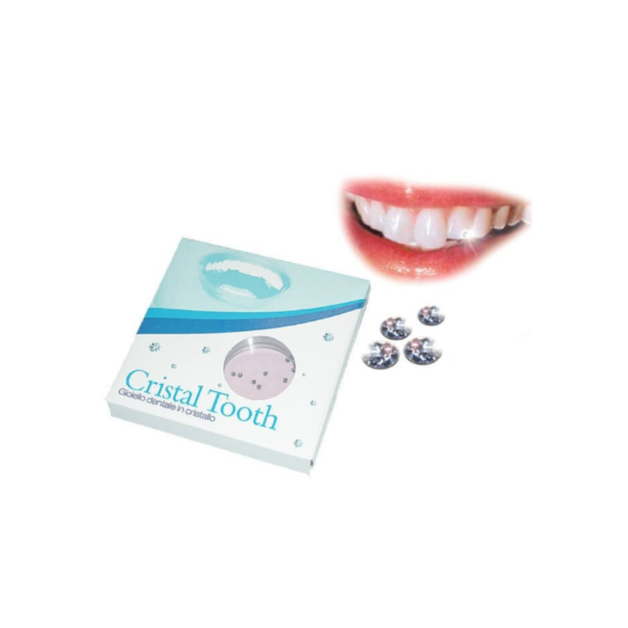 CRISTAL TOOTH Gioiello Dentale Ø 1,8 mm per Decorazione Estetica del Sorriso 10 pz.