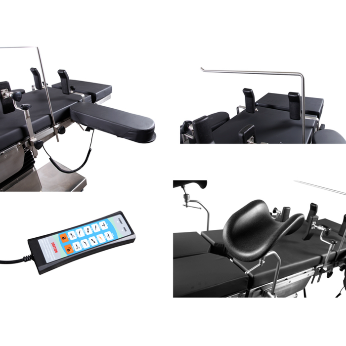 TAVOLO OPERATORIO ELETTRICO MULTIDISCIPLINARE PROFESSIONALE 200kg, TR/RTR RADIOTRASPARENTE