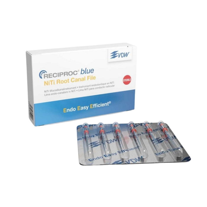 VDW RECIPROC BLUE FILES PREPARAZIONE DEI CANALI ONE FILE ENDO 6pz.