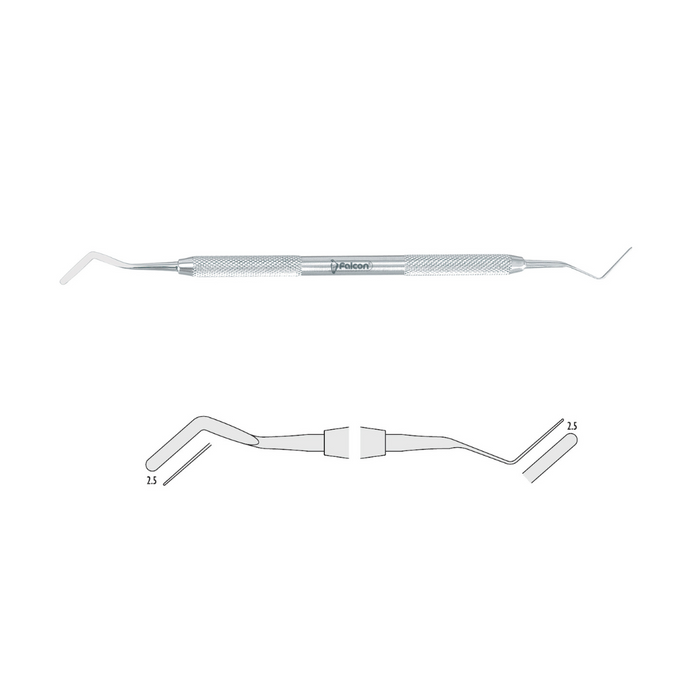 FALCON MEDICAL CLASSIC-ROUND STRUMENTO PER OTTURAZIONI DOPPIO FIG. 10, FIG. 11, FIG. 12