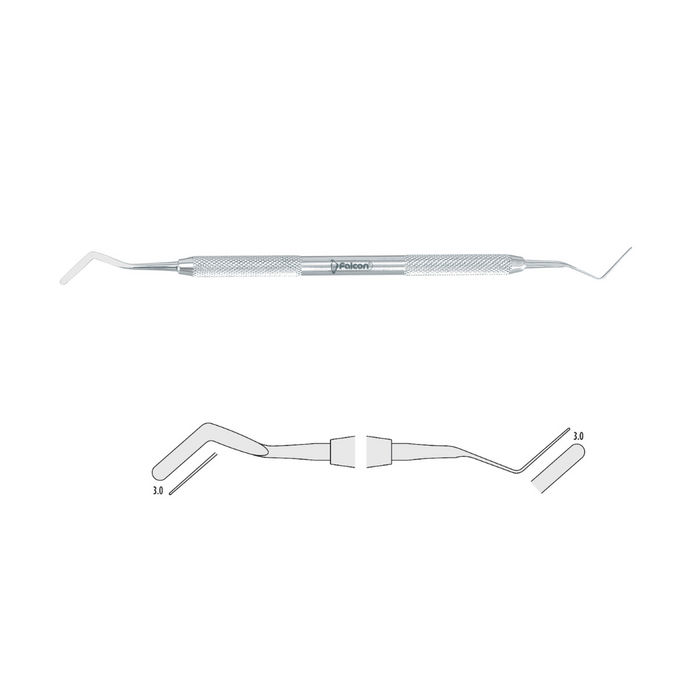 FALCON MEDICAL CLASSIC-ROUND STRUMENTO PER OTTURAZIONI DOPPIO FIG. 10, FIG. 11, FIG. 12