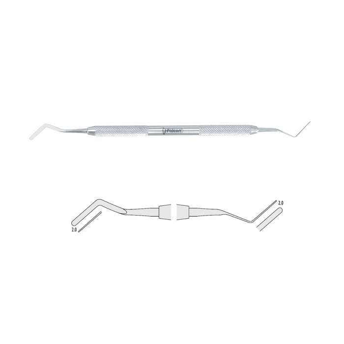 FALCON MEDICAL CLASSIC-ROUND STRUMENTO PER OTTURAZIONI DOPPIO FIG. 10, FIG. 11, FIG. 12