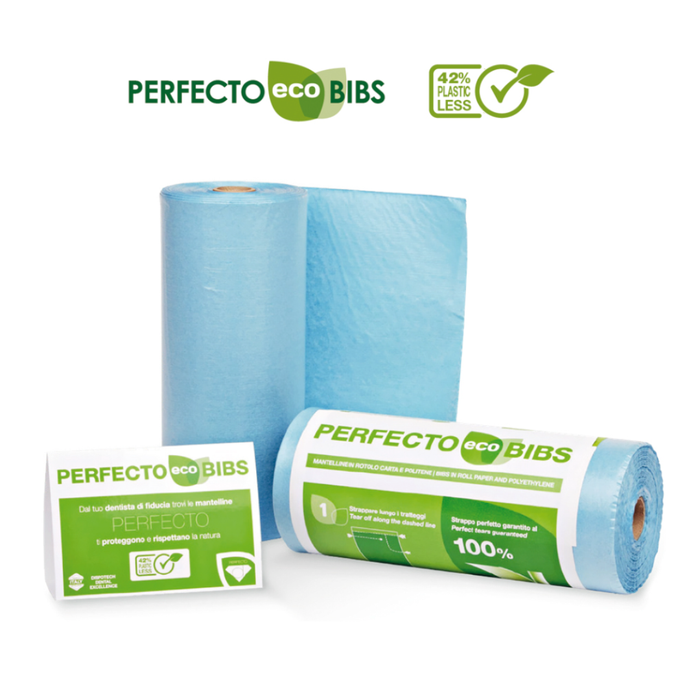 PERFECTO MANTELLINE IN ROTOLO ECO BIBS 6 PEZZI