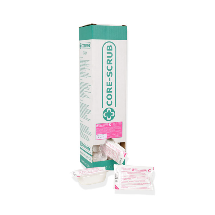 Kit Scrub Clorexidina Sterile Spazzola e Spugna Lavaggio Chirurgico Mani Monouso 30 pz  PMC 19575