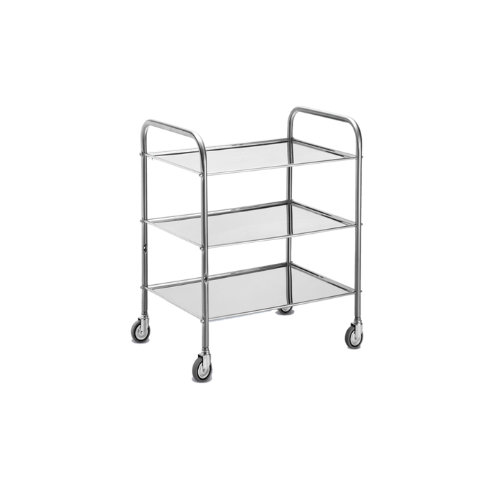 CARRELLO LANCART IN ACCIAIO INOX 3 RIPIANI