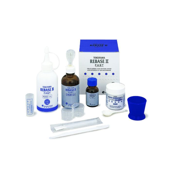 TOKUYAMA REBASE II KIT - FAST LIGHT PINK