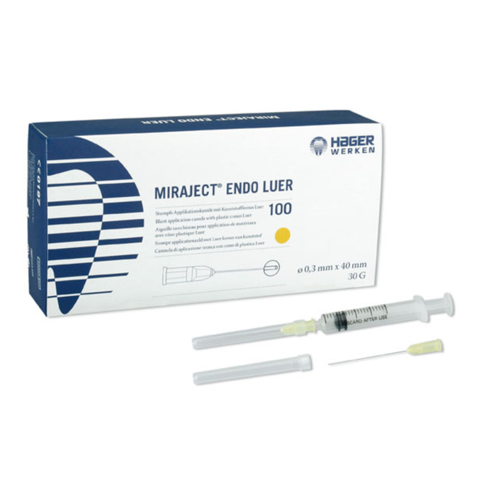 HAGER&WERKEN MIRAJECT ENDO LUER 25GA 0,5x40mm 100pz