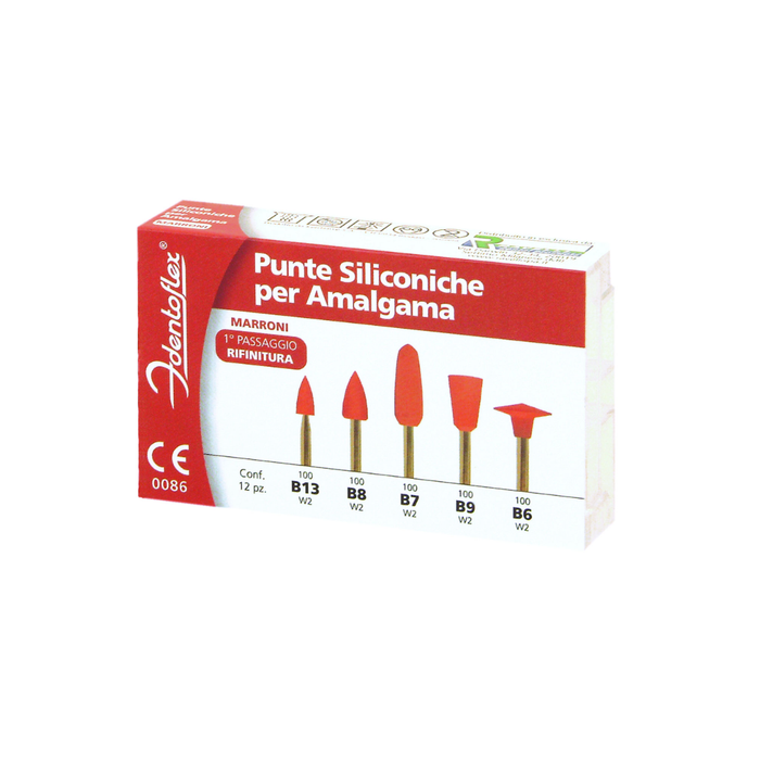 IDENTOFLEX Gommini RA marroni per lucidatura compositi 12pz