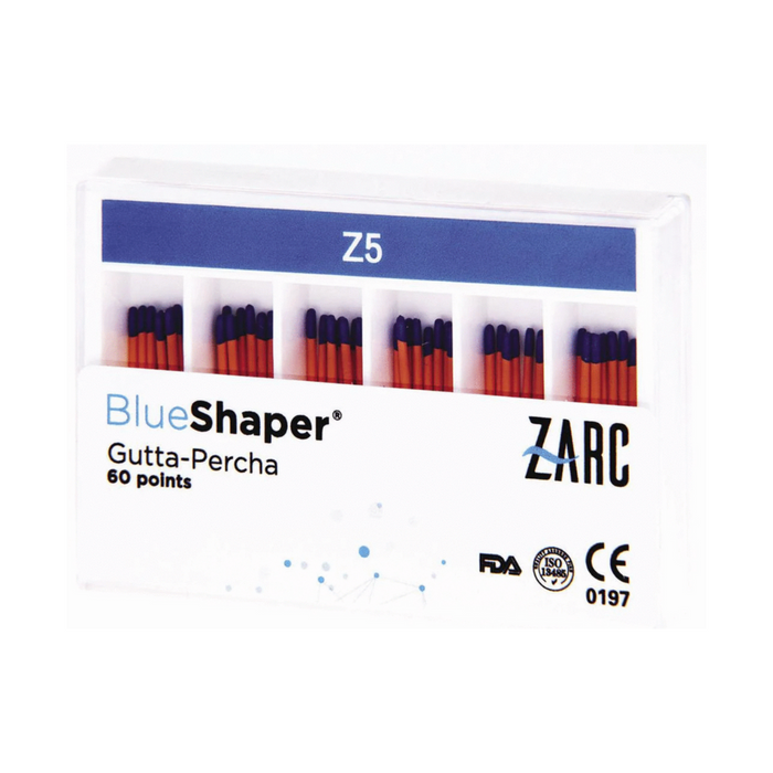 ZARC CONI DI GUTTAPERCHA BLUESHAPER 60pz.