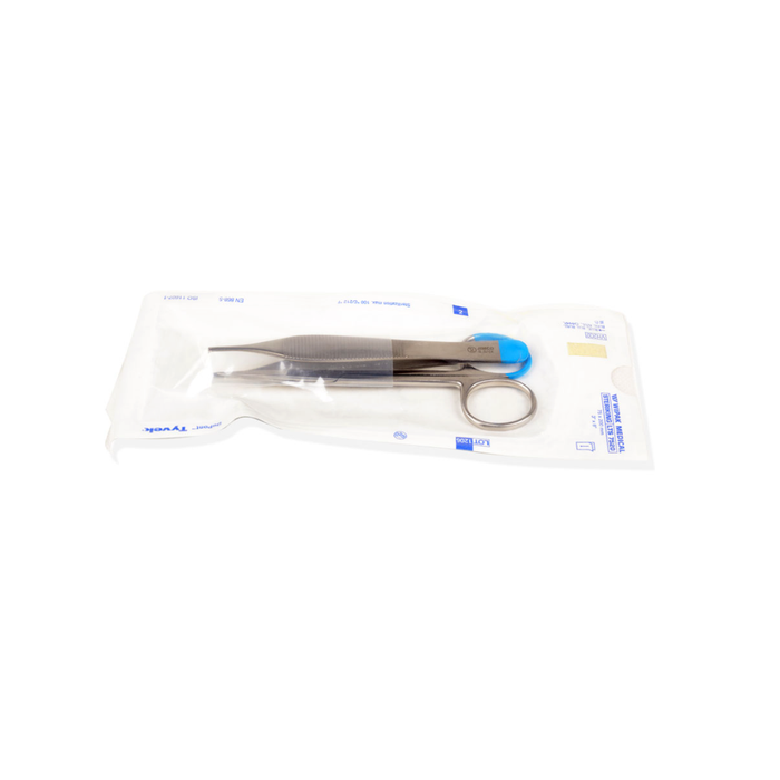 Kit Chirurgico di Rimozione Suture Sterile Monouso Iris Adson 25 pz