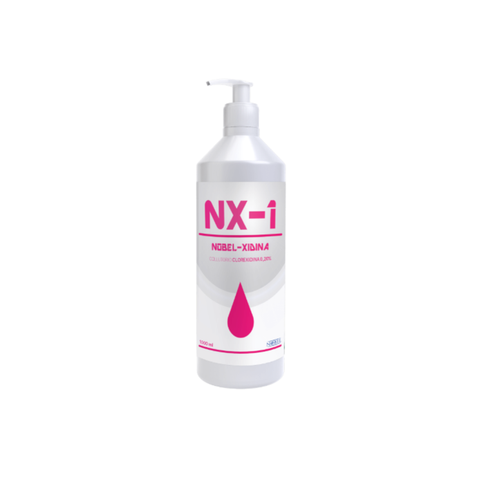 NOBEL XIDINA NX-1 COLLUTORIO ANTIBATTERICO CLOREXIDINA 0,20% FLACONE 1L