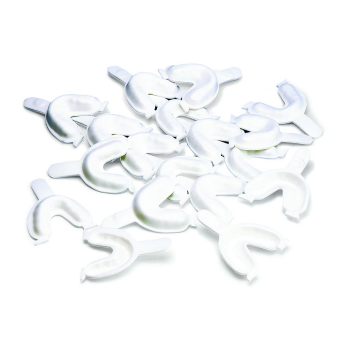 DENTAFLUX CUCCHIAI APPLICATORI GEL PROPHY FLUORO GEL TRAYS 50+50pz