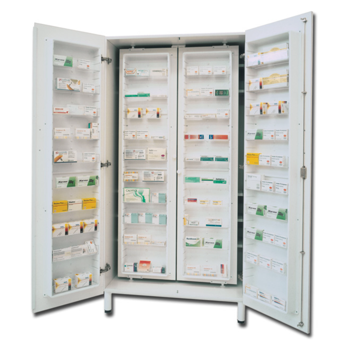 ARMADIO PORTAMEDICINALI CON TESORETTO MELAMINICO BIANCO