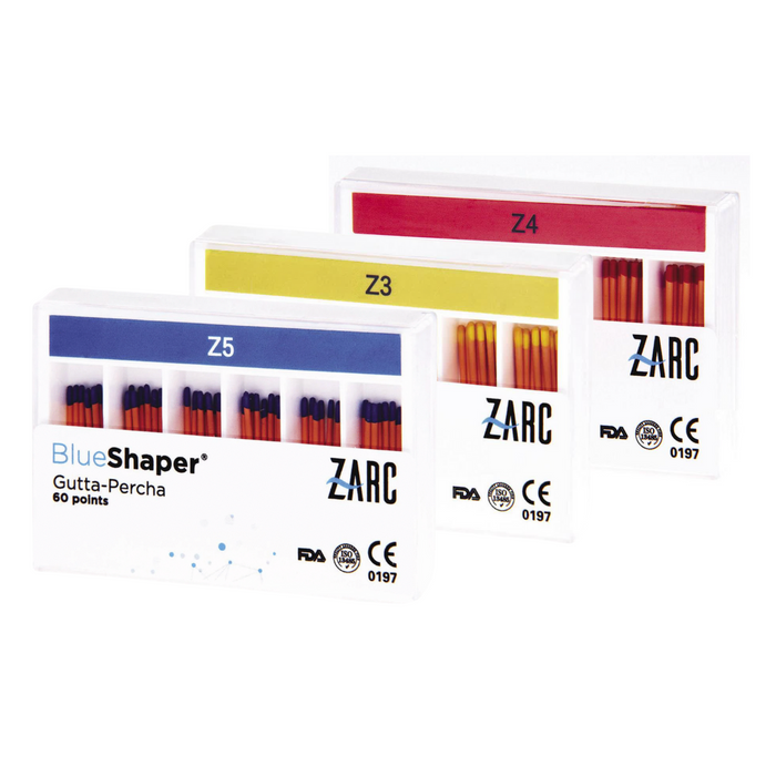 ZARC CONI DI GUTTAPERCHA BLUESHAPER 60pz.
