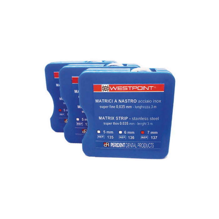 WESTPOINT MATRICI A NASTRO ACCIAO INOX 3m