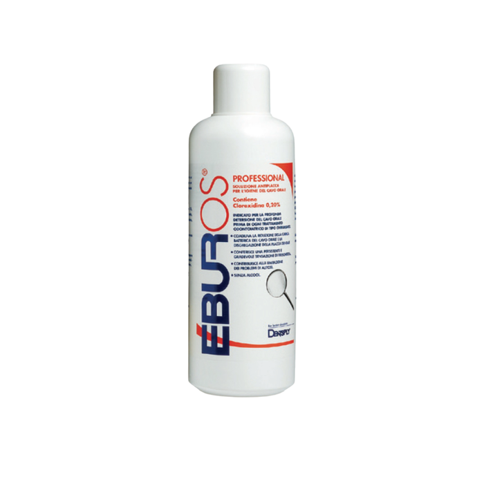 DENTSPLY EBUROS COLLUTORIO CLOREXIDINA 0,20% SENZA ALCOL PER USO PRE-CHIRURGICO ODONTOIATRICO FLACONE 1L
