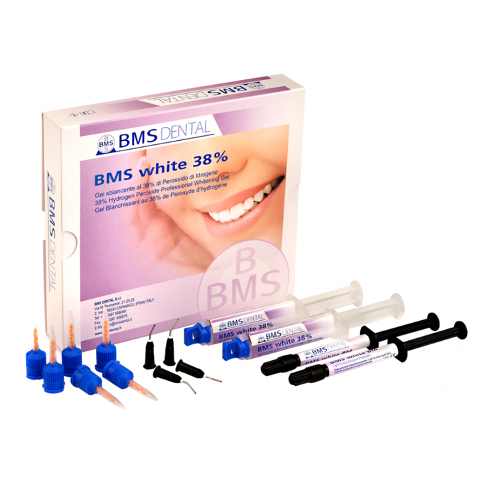 BMS DENTAL WHITE 38% GEL SBIANCANTE AL PEROSSIDO DI IDROGENO PH 38%