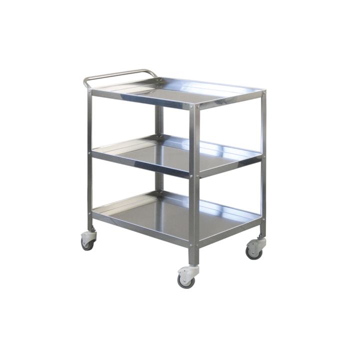 CARRELLO TER 3 RIPIANO IN ACCIAIO INOX