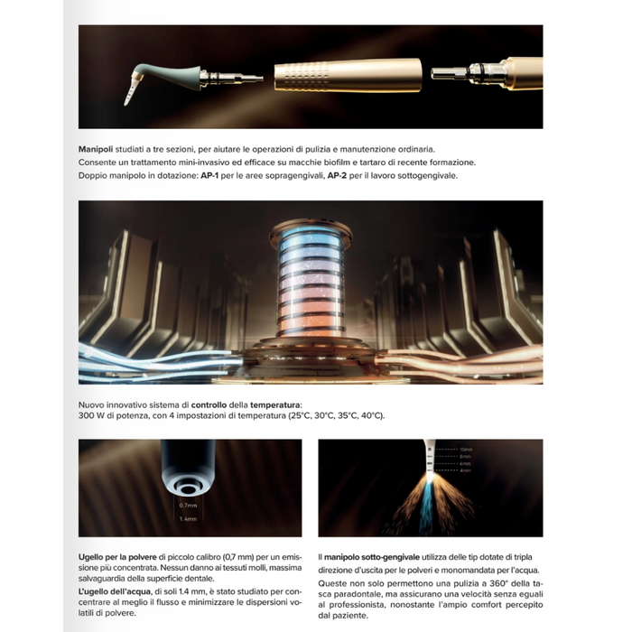 WOODPECKER PT-B DENTAL SCALER + AIR POLISHER