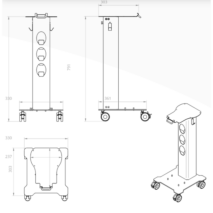 WOODPECKER PT-B DENTAL SCALER + AIR POLISHER