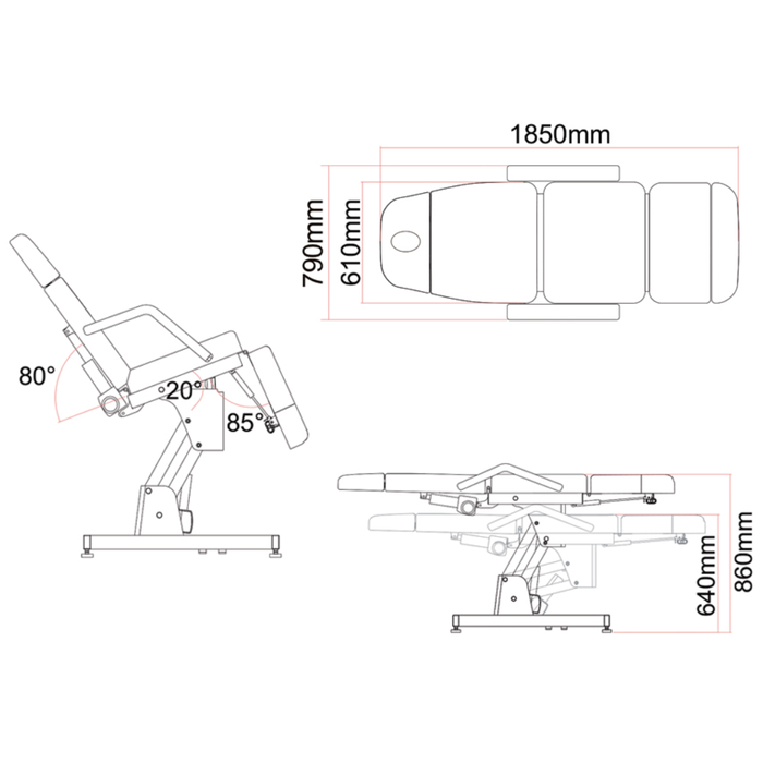 POLTRONA AMIRA 2 MOTORI