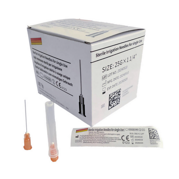 OGNA AGHI STERILI PER LAVAGGI ODONTOIATRICI 25GX11/4 100pz.