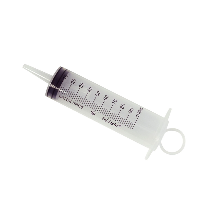 SIRINGHE IPODERMICHE SENZA AGO CONO LUER CATETERE 100ml 20pz.