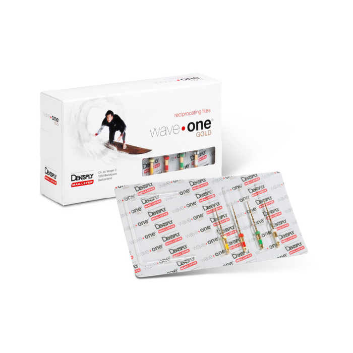 MAILLEFER WAVEONE GOLD FILE ENDODONTICI STERILI 6PZ.