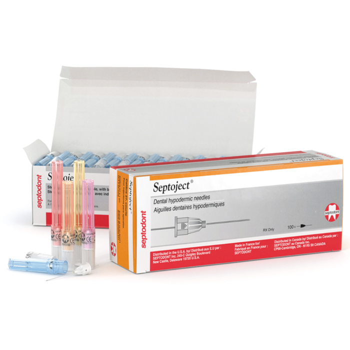 SEPTODONT SEPTOJECT AGHI PER ANESTESIA ATRAUMATICI 100 PEZZI